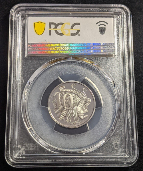 1976 Proof Ten Cent 10c Australia PCGS PR68DCAM FDC UNC #2246
