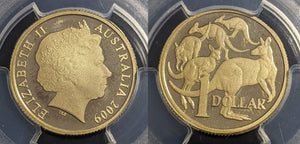 2009 Proof One Dollar $1 Australia PCGS PR69DCAM FDC UNC #2248