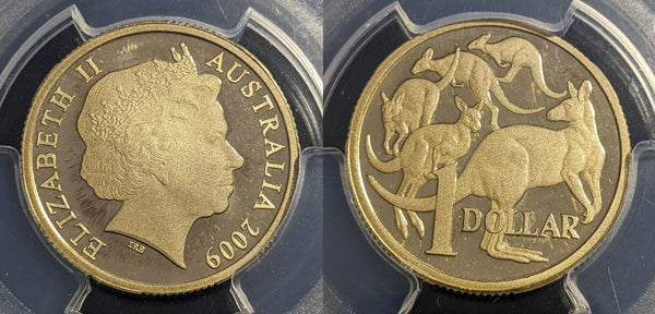 2009 Proof One Dollar $1 Australia PCGS PR69DCAM FDC UNC #2248