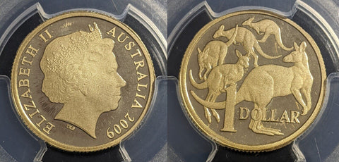 2009 Proof One Dollar $1 Australia PCGS PR69DCAM FDC UNC #2248