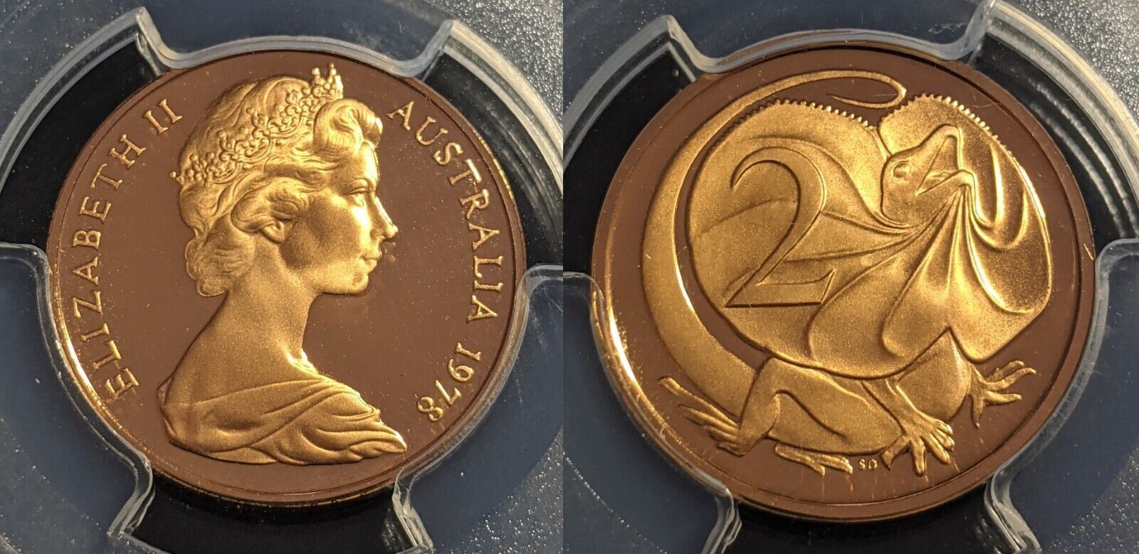1978 Proof Two Cent 2c Australia PCGS PR69RD DCAM #2251