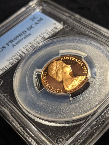 1978 Proof Two Cent 2c Australia PCGS PR69RD DCAM #2251