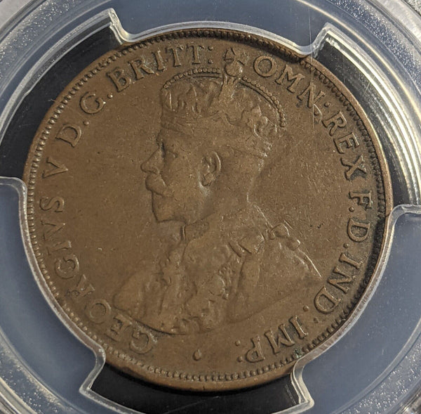 1918 I (c) penny 1d Australia PCGS VF25 VERY FINE #2257