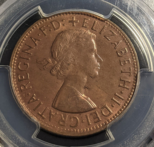 1964 M Penny 1d Australia PCGS MS63RB CHOICE UNC #2258