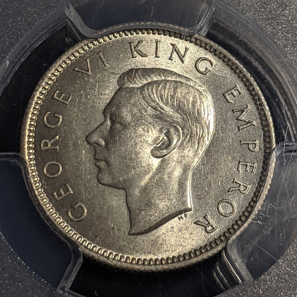 New Zealand 1944 Sixpence 6d KM# 8 PCGS MS62 UNC #2281
