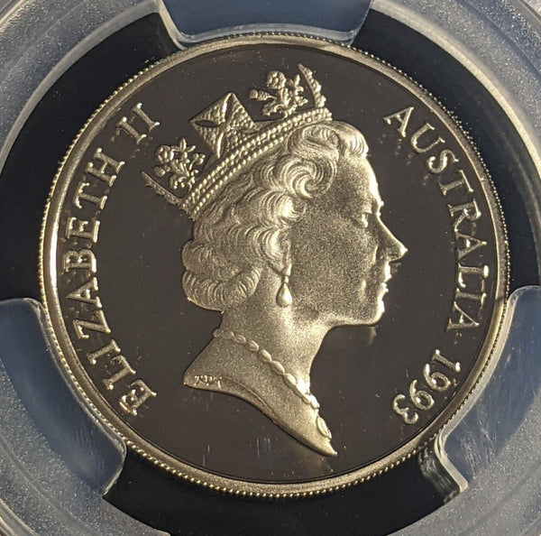 1993 Proof Twenty Cent 20c Australia PCGS PR69DCAM FDC UNC #2284