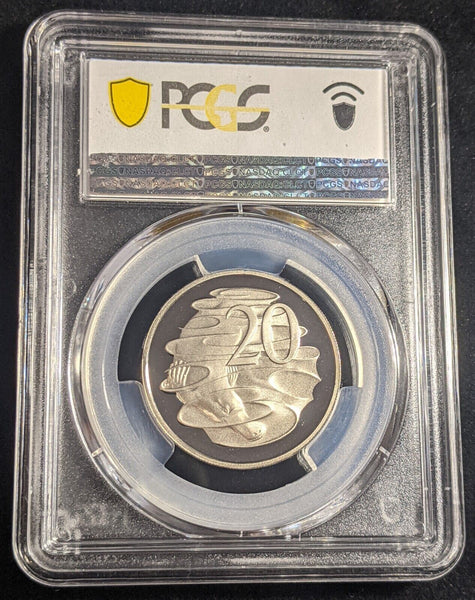 1993 Proof Twenty Cent 20c Australia PCGS PR69DCAM FDC UNC #2284