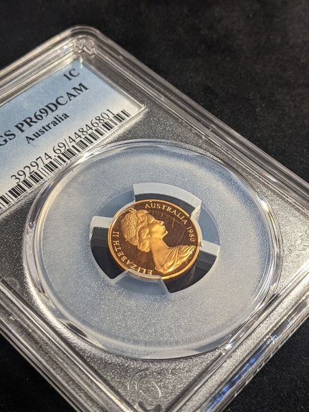 1980 Proof One Cent 1c Australia PCGS PR69DCAM FDC UNC #2285