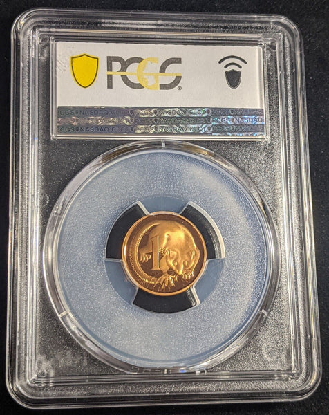 1980 Proof One Cent 1c Australia PCGS PR69DCAM FDC UNC #2285