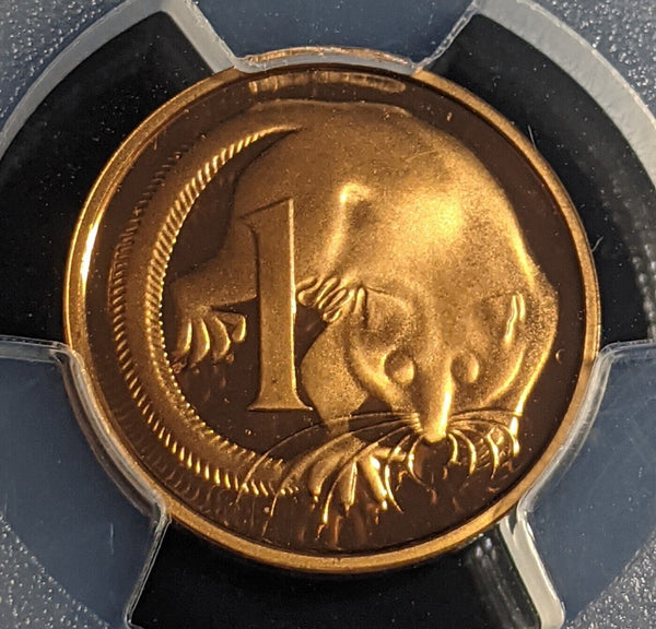 1980 Proof One Cent 1c Australia PCGS PR69DCAM FDC UNC #2285