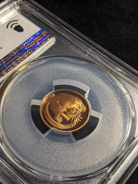 1980 Proof One Cent 1c Australia PCGS PR69DCAM FDC UNC #2285