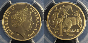 2011 Proof One Dollar $1 Australia PCGS PR69DCAM FDC UNC #2288
