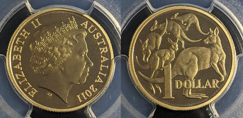 2011 Proof One Dollar $1 Australia PCGS PR69DCAM FDC UNC #2288