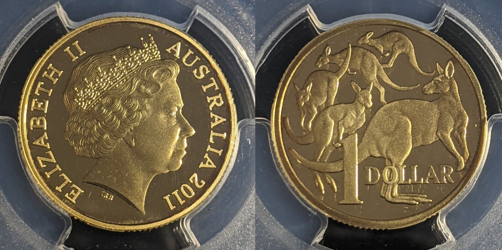 2011 Proof One Dollar $1 Australia PCGS PR69DCAM FDC UNC #2286