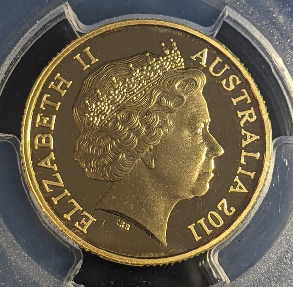 2011 Proof One Dollar $1 Australia PCGS PR69DCAM FDC UNC #2286