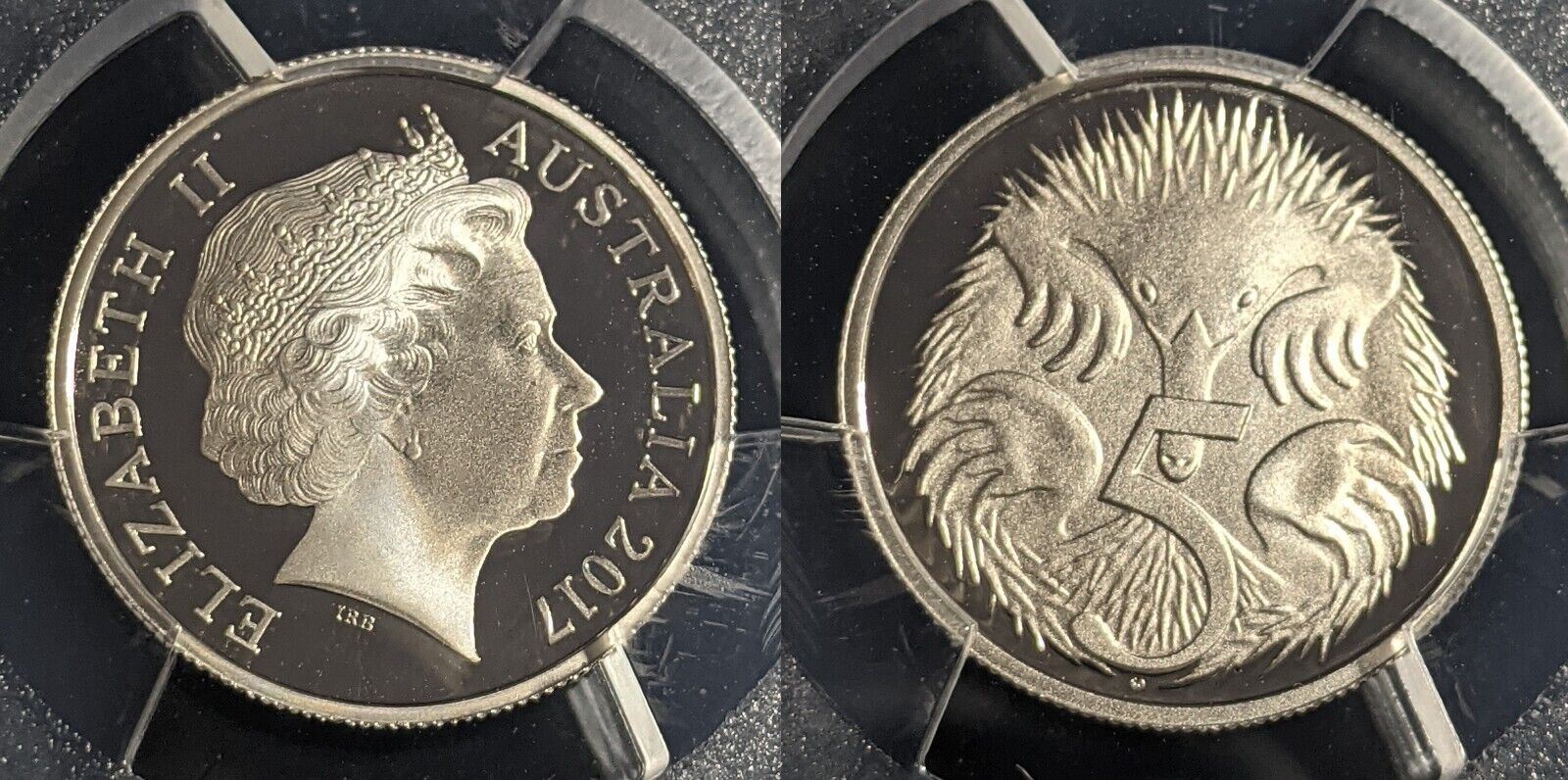 2017 Proof Five Cent 5c Australia PCGS PR70DCAM FDC UNC #2292