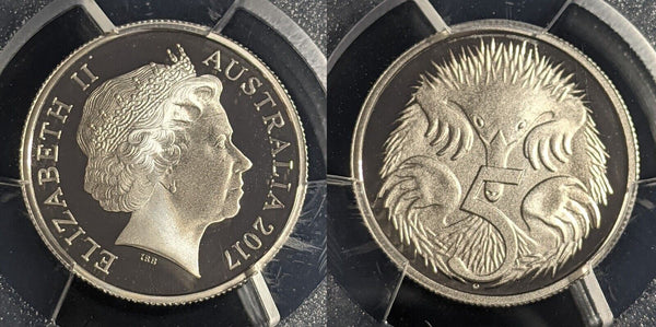2017 Proof Five Cent 5c Australia PCGS PR70DCAM FDC UNC #2292