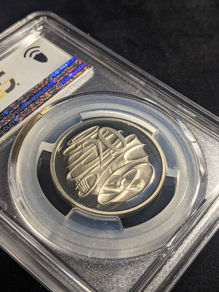 1980 Proof Twenty Cent 20c Australia PCGS PR69DCAM FDC UNC #2291