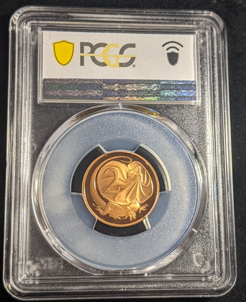 1980 Proof Two Cent 2c Australia PCGS PR69DCAM FDC UNC #2298