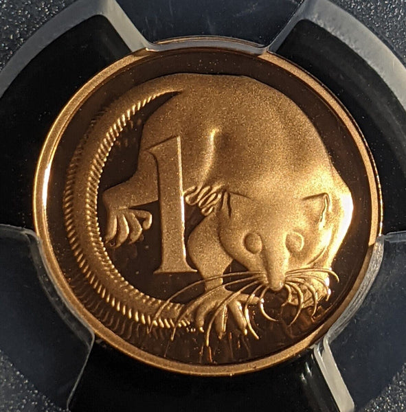 1989 Proof One Cent 1c Australia PCGS PR70DCAM FDC UNC #2299
