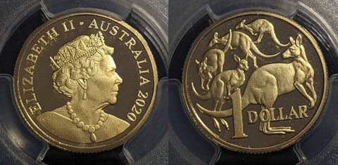 2020 Proof One Dollar $1 Australia PCGS PR70DCAM FDC UNC #2305