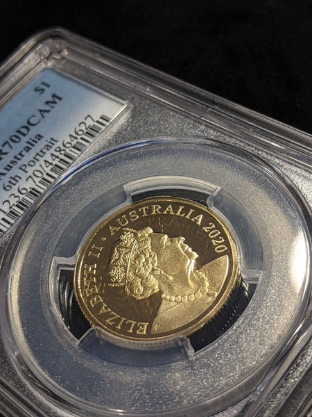2020 Proof One Dollar $1 Australia PCGS PR70DCAM FDC UNC #2305