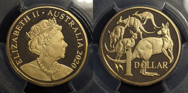 2020 Proof One Dollar $1 Australia PCGS PR70DCAM FDC UNC #2304