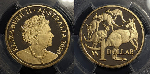 2020 Proof One Dollar $1 Australia PCGS PR70DCAM FDC UNC #2304