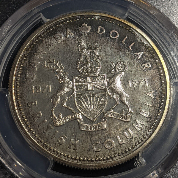 Canada 1971 One Dollar $1 British Columbia Ag PCGS SP67 FDC UNC #2310
