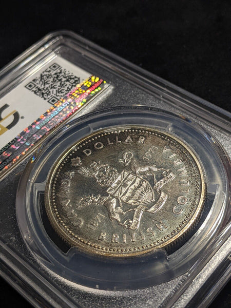 Canada 1971 One Dollar $1 British Columbia Ag PCGS SP67 FDC UNC #2310