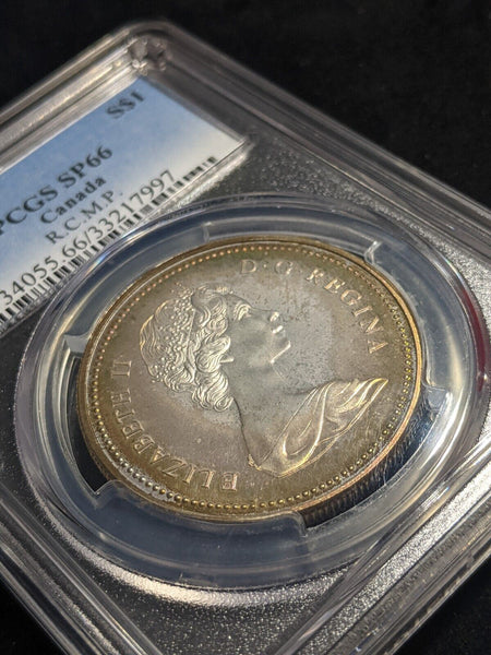 Canada 1973 One Dollar $1 R.C.M.P PCGS SP66 GEM UNC #2313