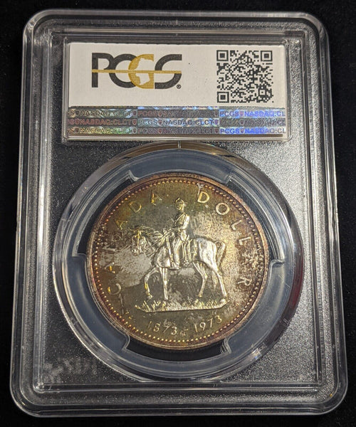 Canada 1973 One Dollar $1 R.C.M.P PCGS SP66 GEM UNC #2313