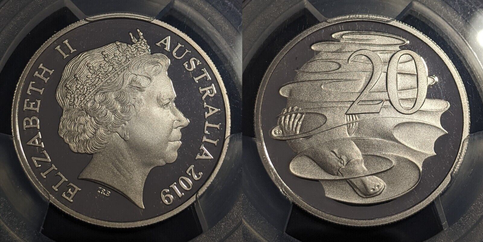 2019 Proof Twenty Cent 20c Australia PCGS PR70DCAM FDC UNC #2316
