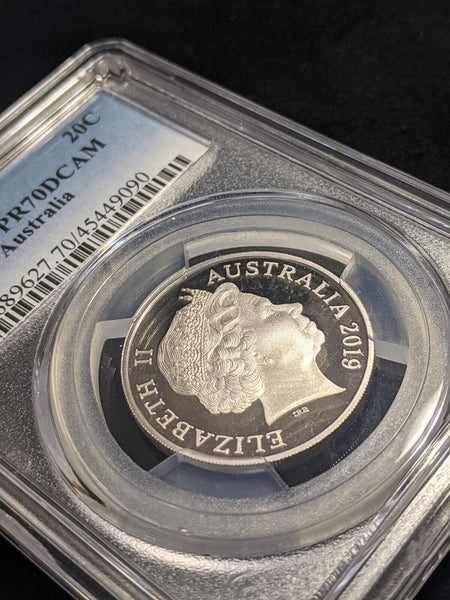 2019 Proof Twenty Cent 20c Australia PCGS PR70DCAM FDC UNC #2316