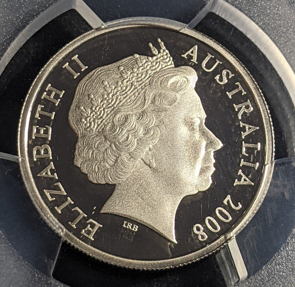2008 Proof Ten Cent 10c Australia PCGS PR70DCAM FDC UNC #2332