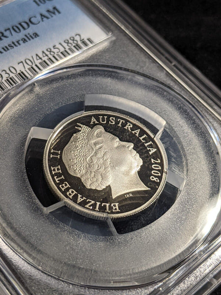 2008 Proof Ten Cent 10c Australia PCGS PR70DCAM FDC UNC #2332