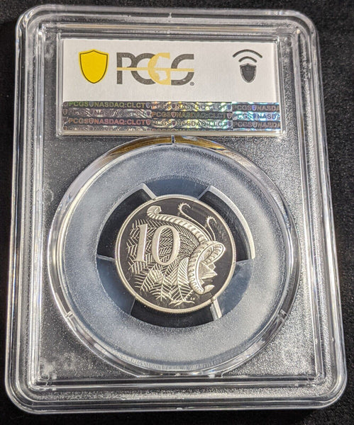 2008 Proof Ten Cent 10c Australia PCGS PR70DCAM FDC UNC #2332