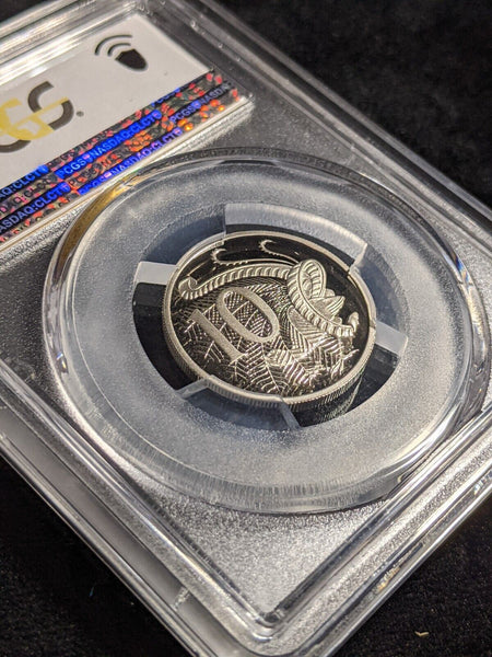 2017 Proof Ten Cent 10c Australia PCGS PR70DCAM FDC UNC #2333