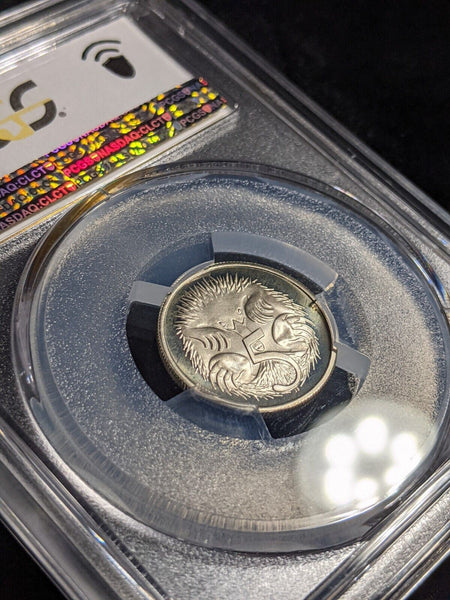 1980 Proof Five Cent 5c Australia PCGS PR68DCAM FDC UNC #2336