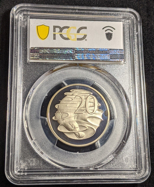 1980 Proof Twenty Cent 20c Australia PCGS PR69DCAM FDC UNC #2337