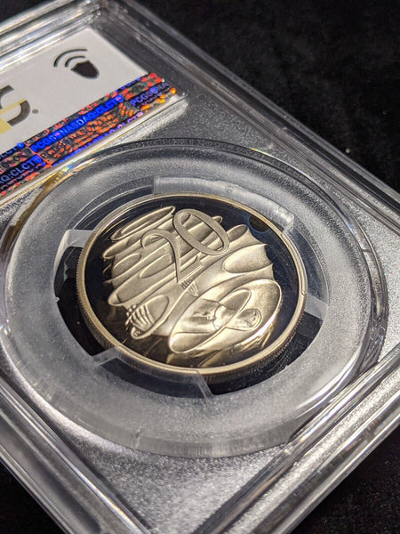 1980 Proof Twenty Cent 20c Australia PCGS PR69DCAM FDC UNC #2337