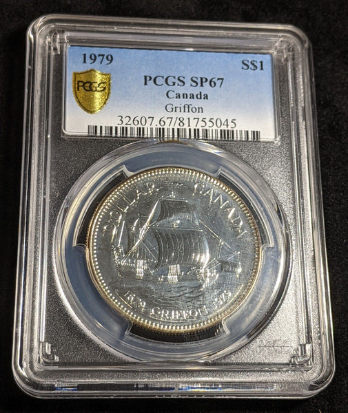 Canada 1979 One Dollar $1 British Griffon PCGS SP67 FDC UNC #2338