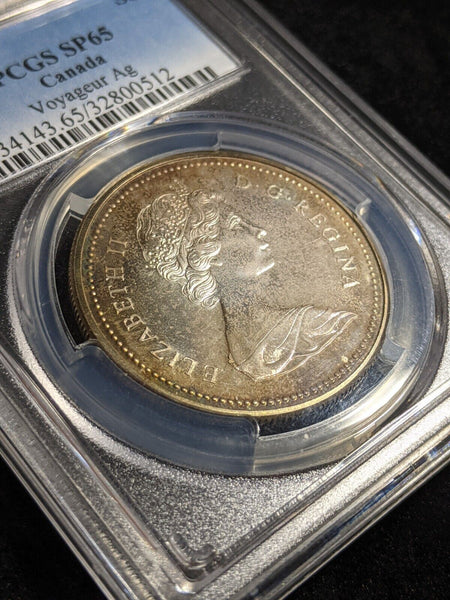 Canada 1972 One Dollar $1 Voyageur Ag PCGS SP65 GEM UNC #2339