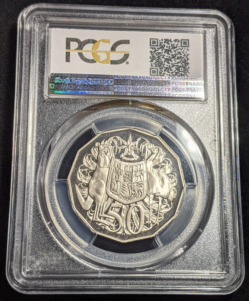 1986 Proof Fifty Cent 50c Australia PCGS PR69DCAM FDC UNC #2347
