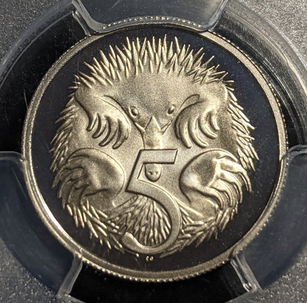 1986 Proof Five Cent 5c Australia PCGS PR69DCAM FDC UNC #2348