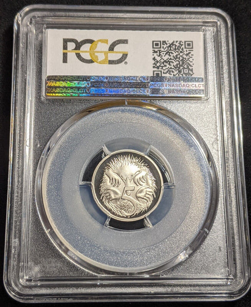 2002 Proof Five Cent 5c Australia PCGS PR70DCAM FDC UNC #2349