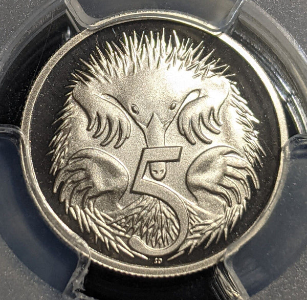 2002 Proof Five Cent 5c Australia PCGS PR70DCAM FDC UNC #2349