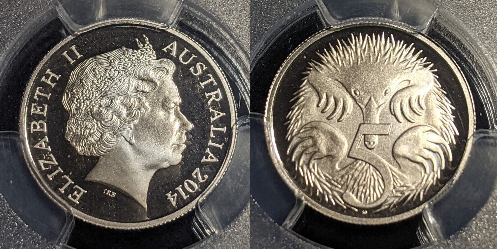2014 Proof Five Cent 5c Australia PCGS PR70DCAM FDC UNC #2350