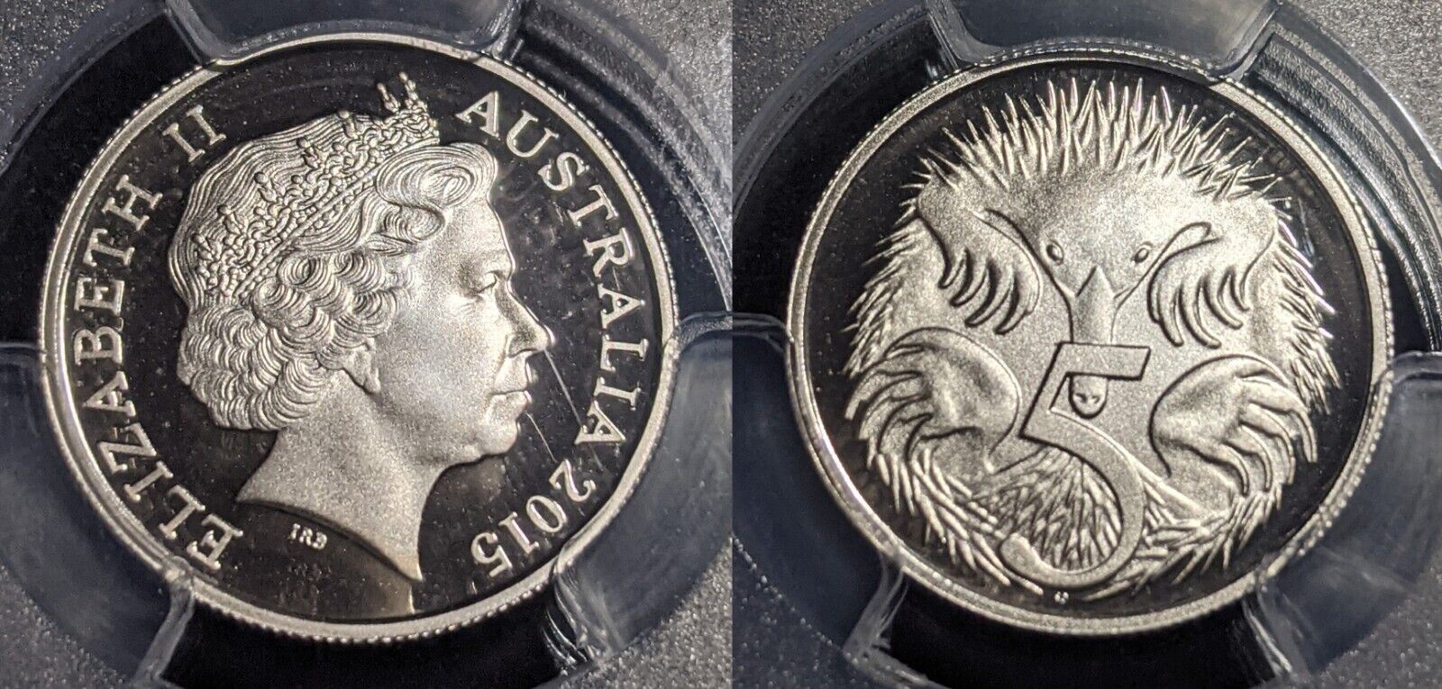 2015 Proof Five Cent 5c Australia PCGS PR70DCAM FDC UNC #2351