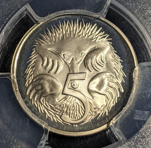 1982 Proof Five Cent 5c Australia PCGS PR68DCAM FDC UNC #2355